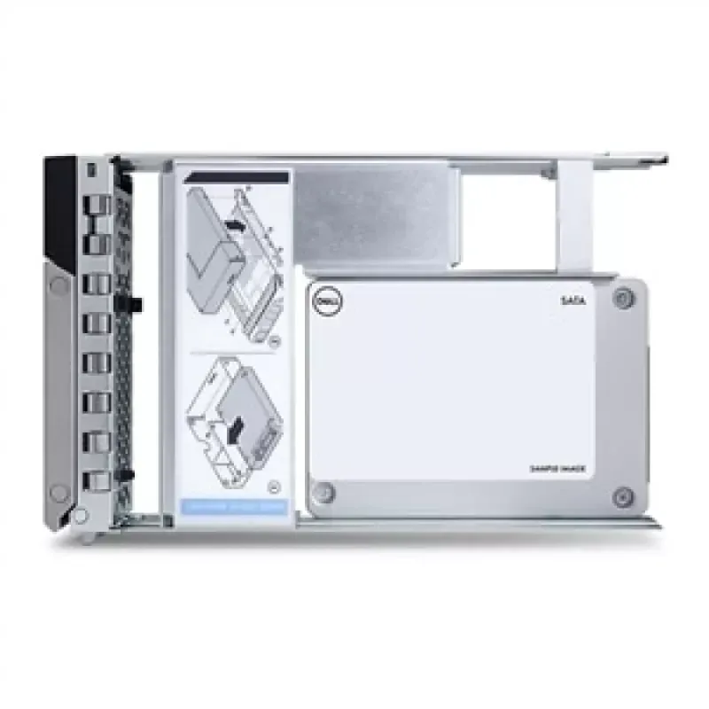 Dell - Kit de Cliente - SSD - 960 GB - interna - 2.5" (em transportador de 3,5") - SATA 6Gb/s - para PowerEdge C6420 (3.5")
