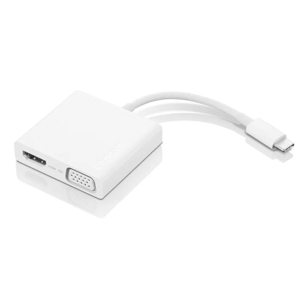 Adaptador USB-C Lenovo Travel Hub 3-in-1 HDMI+VGA+USB