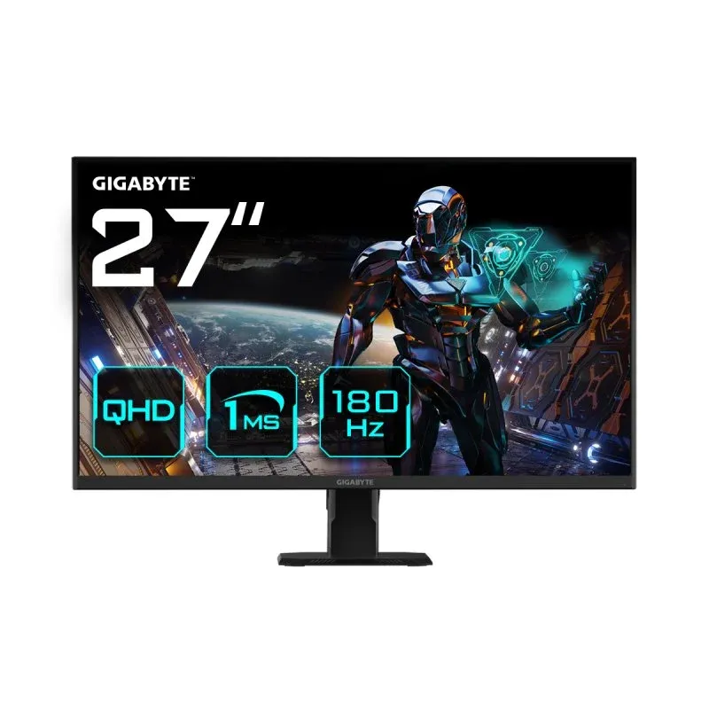 Gigabyte GS27QA EK Monitor 27″ QHD 180Hz SS-IPS 1ms FreeSync HDR sRGB 100%