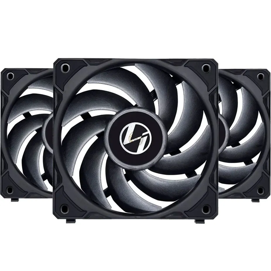 Ventoinha Lian Li UNI P28 PWM Preto 120mm (Pack 3)