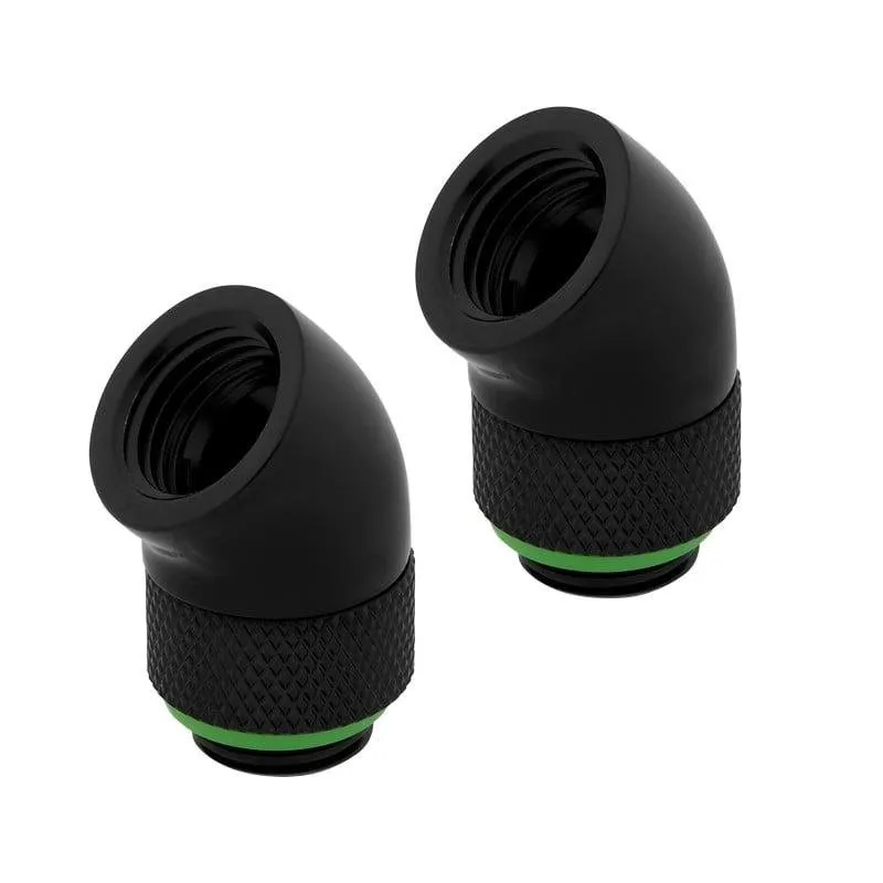 Refrigeração Líquida Corsair Hydro X Series Adaptadores Rotativos 45° Preto