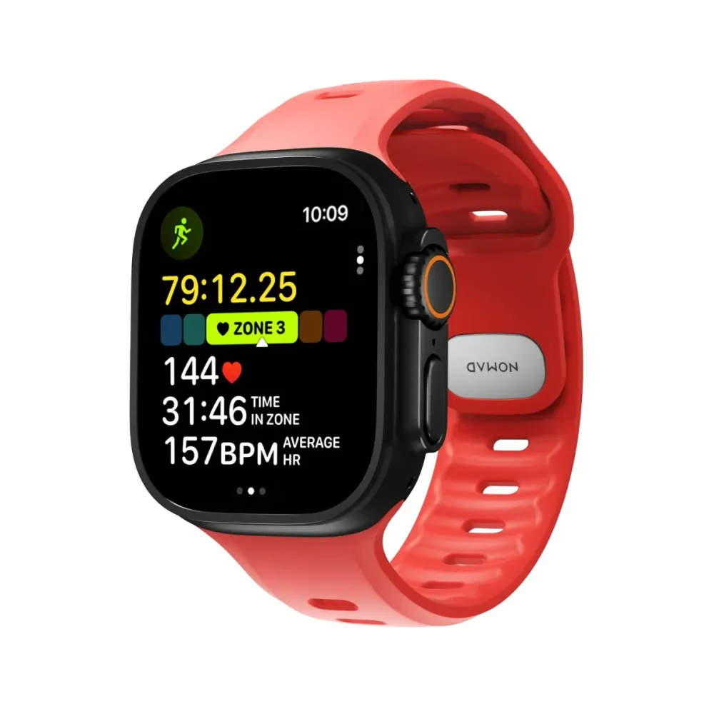 Bracelete Nomad Tempo Apple Watch Ultra 49mm Vermelha