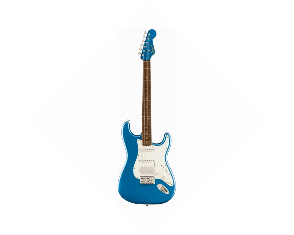 Squier by Fender Limited Edition 60 Stratocaster HSS LRL PPG MH Lake Placid Blue.