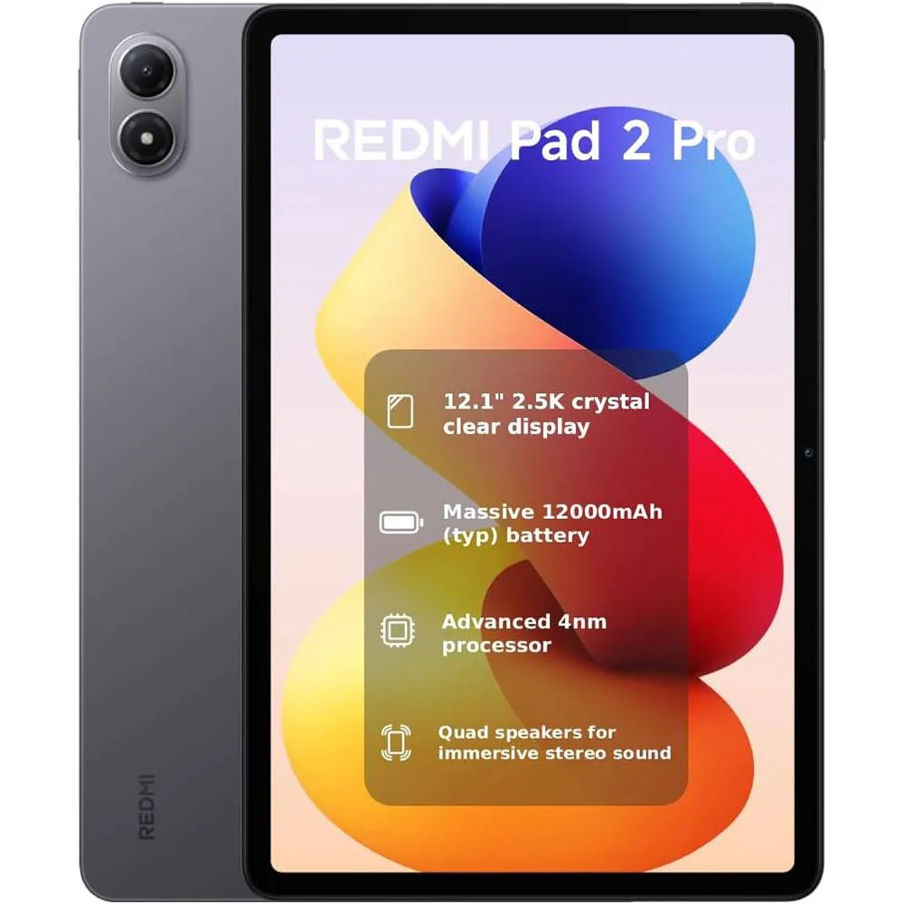 Tablet Xiaomi Redmi Pad 2 Pro 12.1 6GB/128GB Wi-Fi Graphite Gray