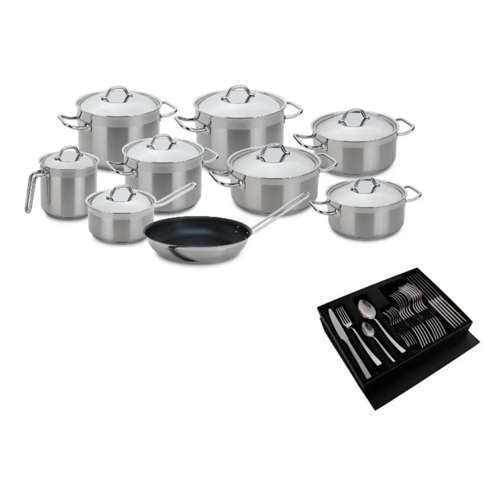 Trem de Cozinha Silampos Prof Tejo - 9 Peças