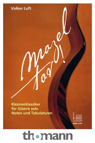 Acoustic Music Books Mazel Tov Klezmer Gitarre
