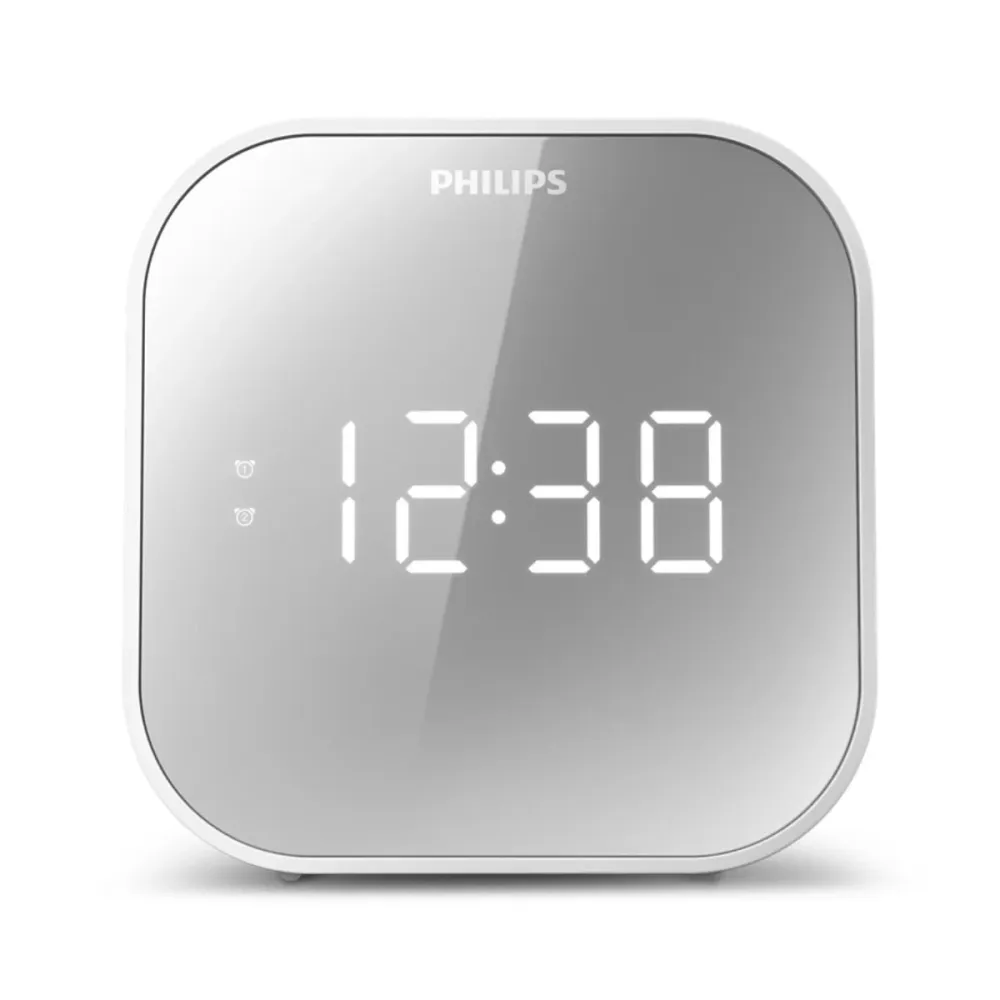 Despertador Digital Philips TAR4406 FM Branco