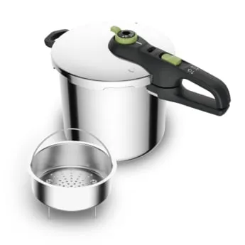 Panela de Pressão Secure Trendy 8L (Inox) - TEFAL