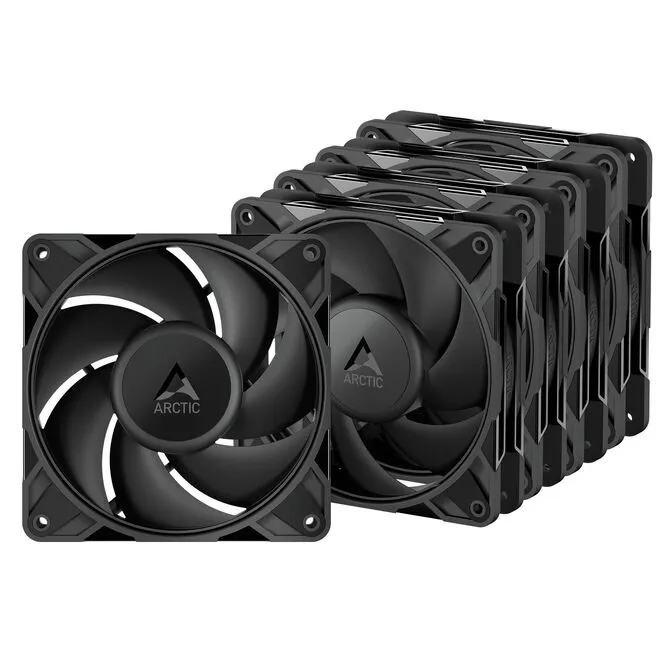 Ventoinha Arctic P12 PRO PWM PST 120mm (Pack 5)