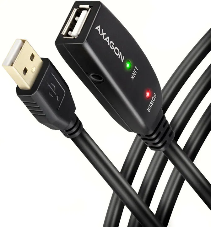 Cabo Extensão AXAGON ADR-220 USB 2.0 A-M -> A-F Activo - 20m