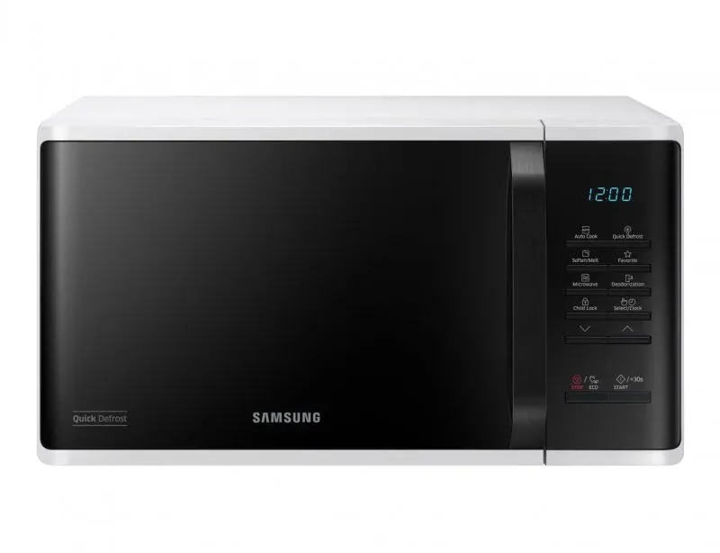 SAMSUNG MICROONDAS DIGITAL 23L BRANCO e PRETO