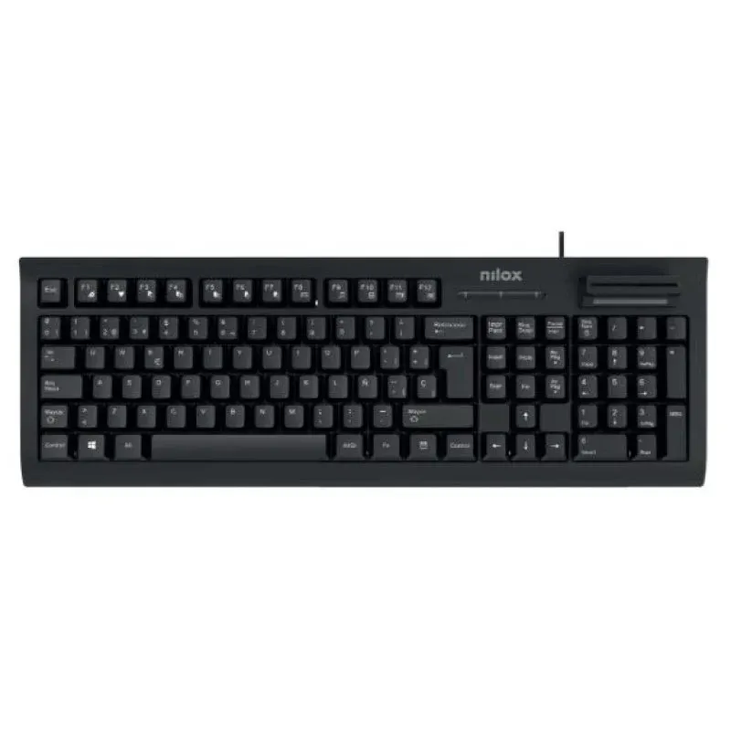 Nilox NXKIRE0001 Teclado com Leitor de Cartões USB