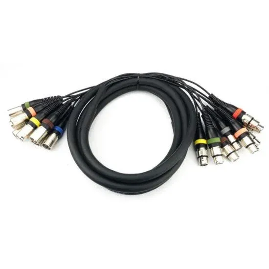 Audibax CABO MULTICORE 5m 8x XLR M/XLR F