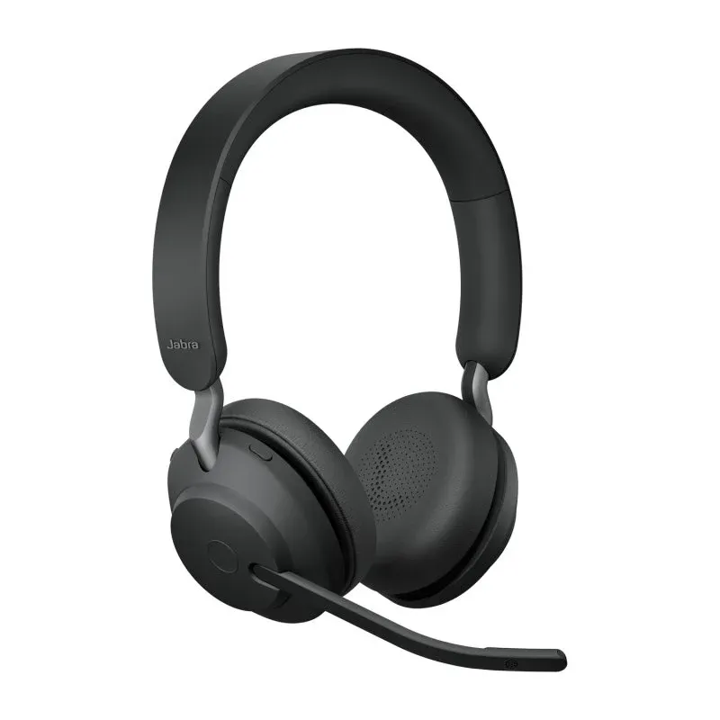Jabra Evolve2 65 UC Headset Sem Fios USB-C para Escritório Preto