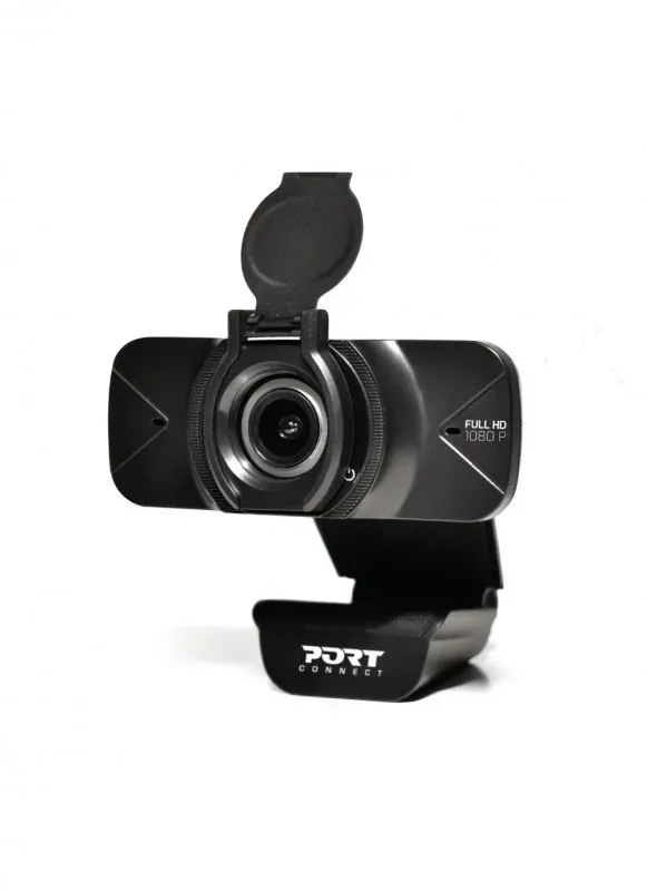 PORT WEBCAM FULLHD 1080P USB E USB-C NOISE CANCEL PRIVACY COVER
