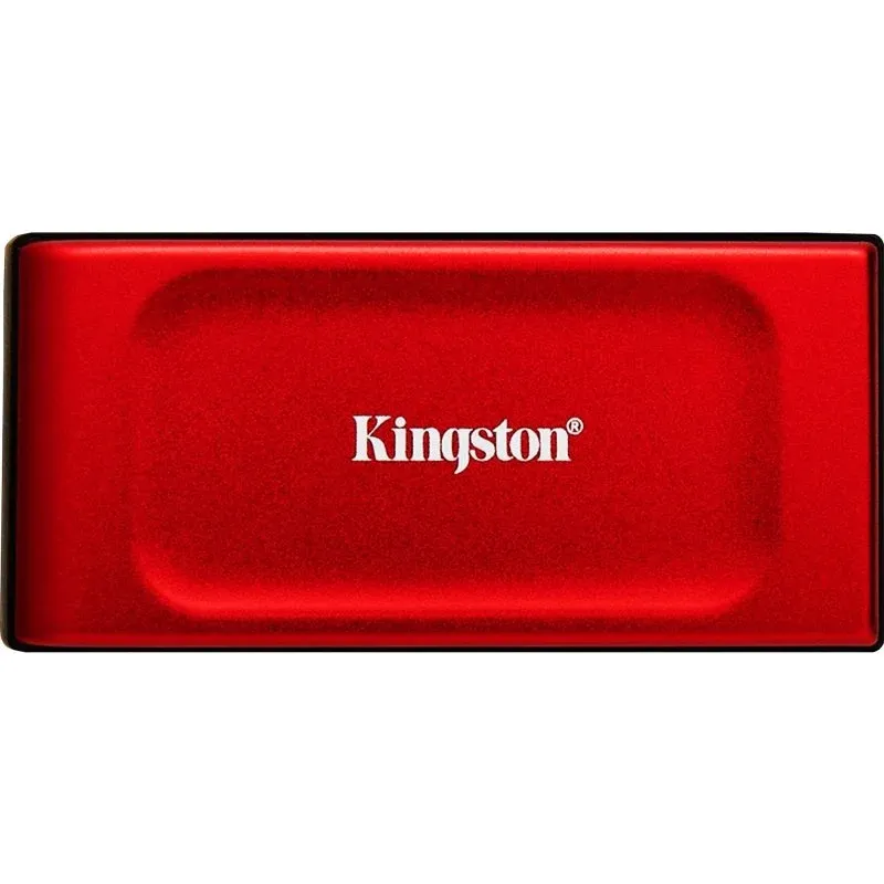 Disco Rígido Kingston XS1000 SSD Externo 1TB USB 3.2 Vermelho