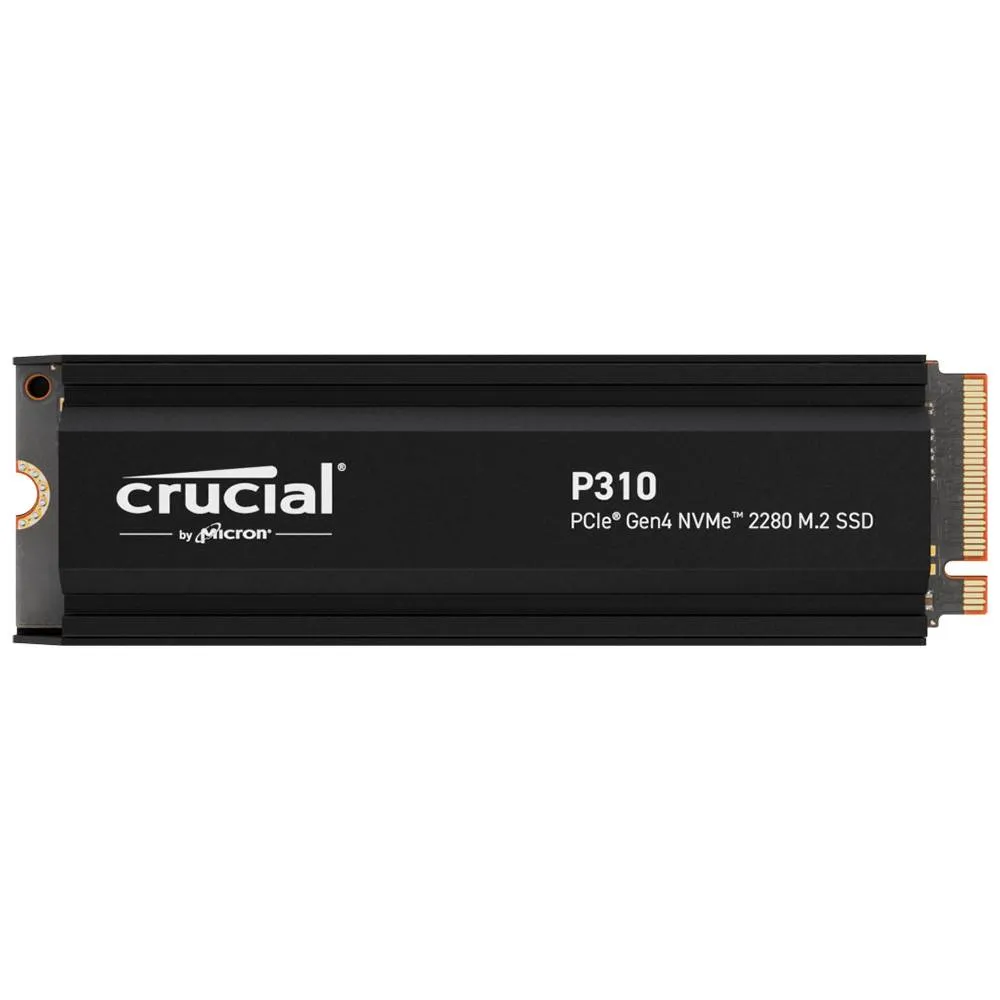 SSD M.2 2280 Crucial P310 1TB c/ Heatsink QLC NAND NVMe PCIe Gen 4.0x4