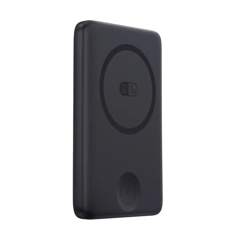 Enerfill Ft11 Magnetic Power Bank For Iwatch And Phone 10000mah 27w Black BASEUS