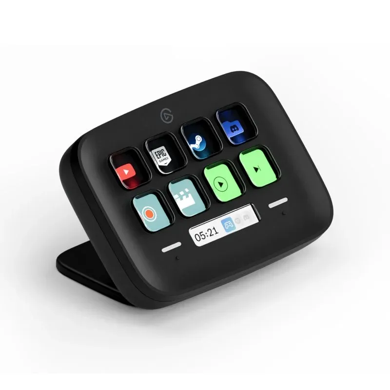 Elgato Stream Deck Neo Controlador com 8 Botões e LCD Preto