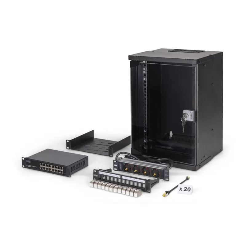 Digitus DN-49103-SET Conjunto de rede SOHO Pro, 254 mm DN-49103-SET