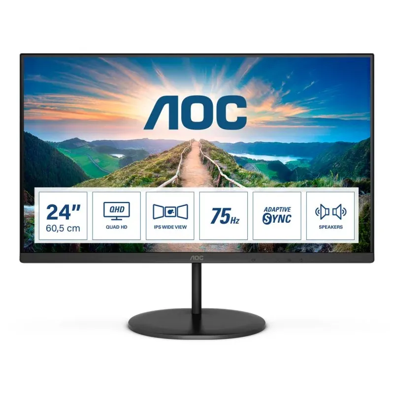 Monitor AOC Q24V4EA 23.8" LED IPS QuadHD
