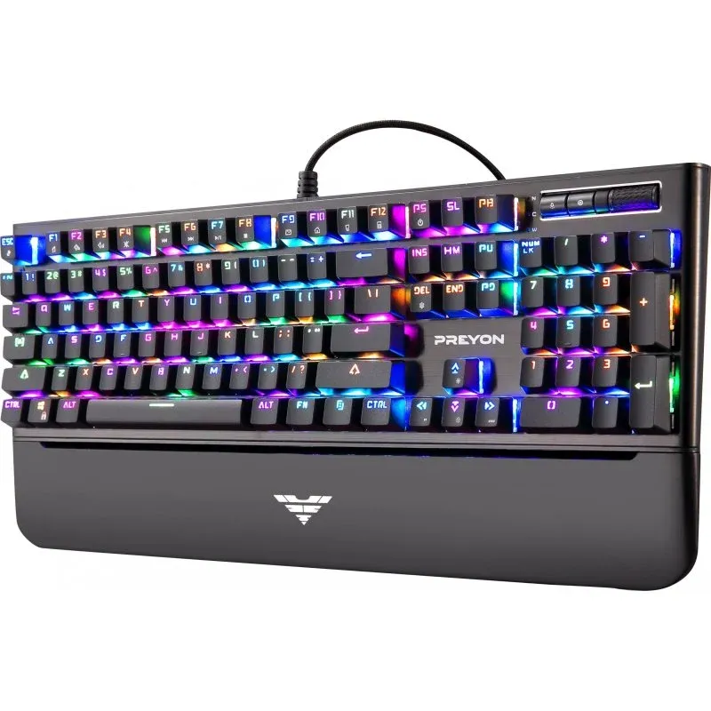 Preyon Long Claw Brown Teclado mecânico para jogos RGB Gateron Brown
