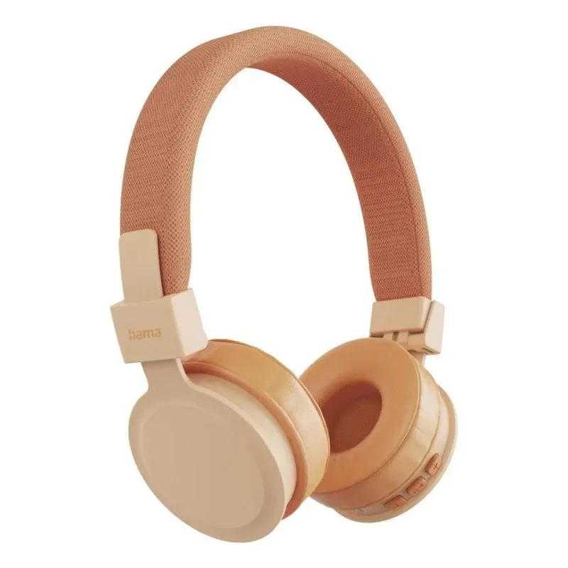 Auriculares Hama Freedom Lit III sem fios Bluetooth para chamadas e música laranja