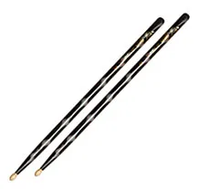 Baquetas Vater 5A Color Warp Black Optic VCBK