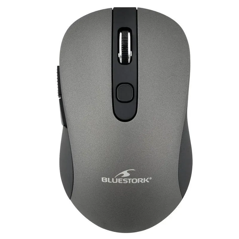 Rato Bluestork M-WL-OFF60 RF Wireless 1600DPI Preto Cinzento 6 Botões