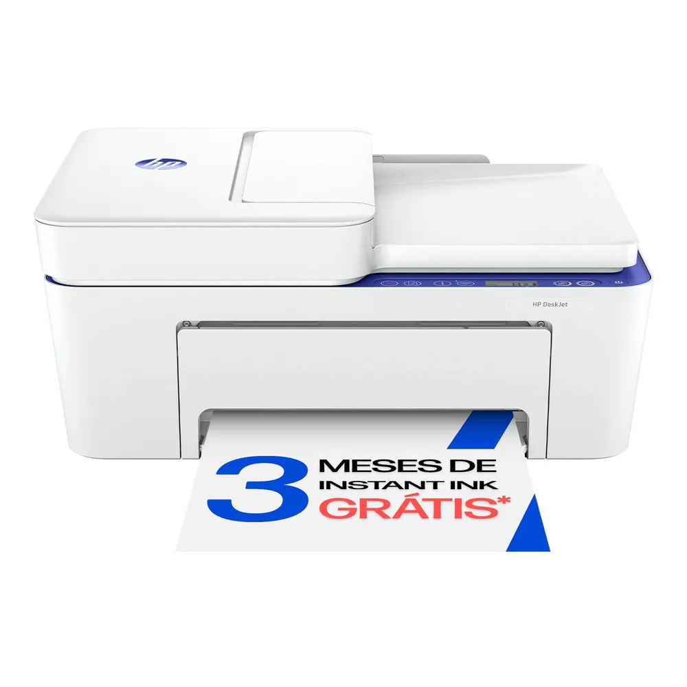 Impressora Jato de Tinta HP DeskJet 4230e Multifunções (Impressão, Cópia, Digitalização), Duplex Manual, Wireless - Instant Ink