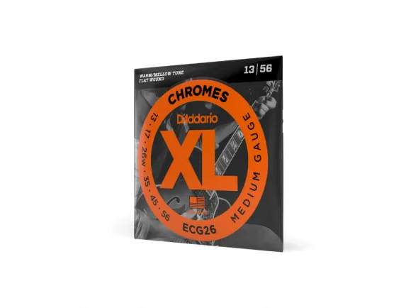 D'Addario ECG26 cordas guitarra 13-56 Medium XL Chromes