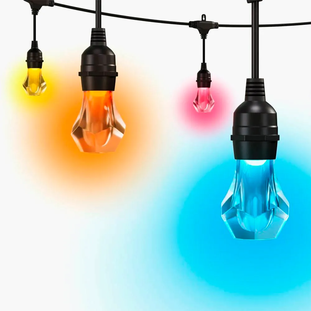 Lâmpada Inteligente Nanoleaf Outdoor String Lights Starter Kit RGB 15m (Matter)