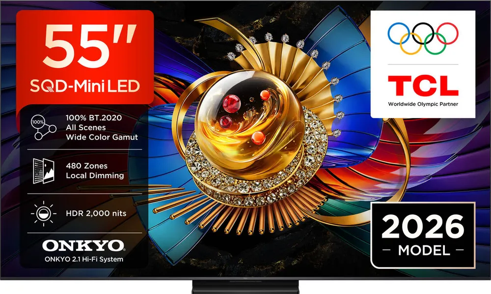 TV TCL 55Q7D Pro (SQD-MINILED - 55'' - 140 cm - 4K Ultra HD - Smart TV)