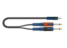 Cabo Quick-lok EQLRKSA140-5 MJackSt/2xJackM 5mt