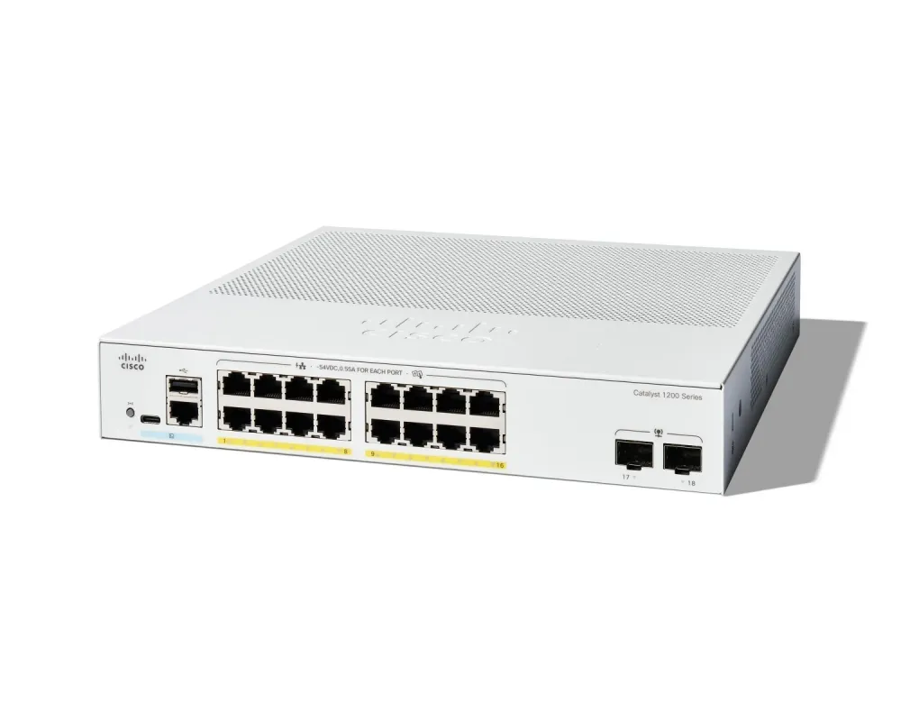 Cisco Catalyst 1200 Gerido L2 Gigabit Ethernet C1200-16P-2G