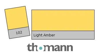 Lee Filter Roll 102 Light Amber