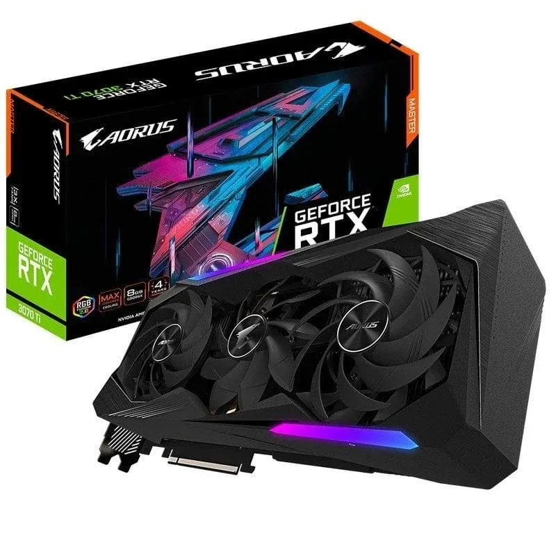 Placa gráfica Gigabyte AORUS GeForce RTX 3070 Ti MASTER 8GB GDDR6X