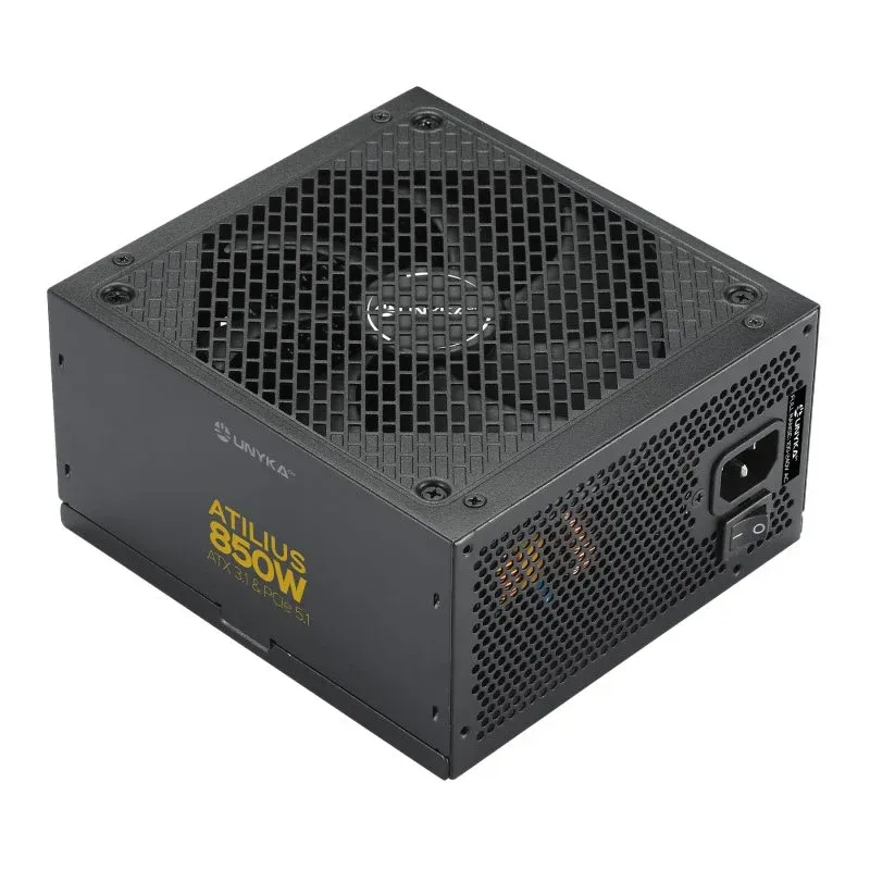 Fonte Alimentação Fonte de Alimentação UNYKAch ATILIUS 3.1 850W Gold Full Modular PCIe 5.1