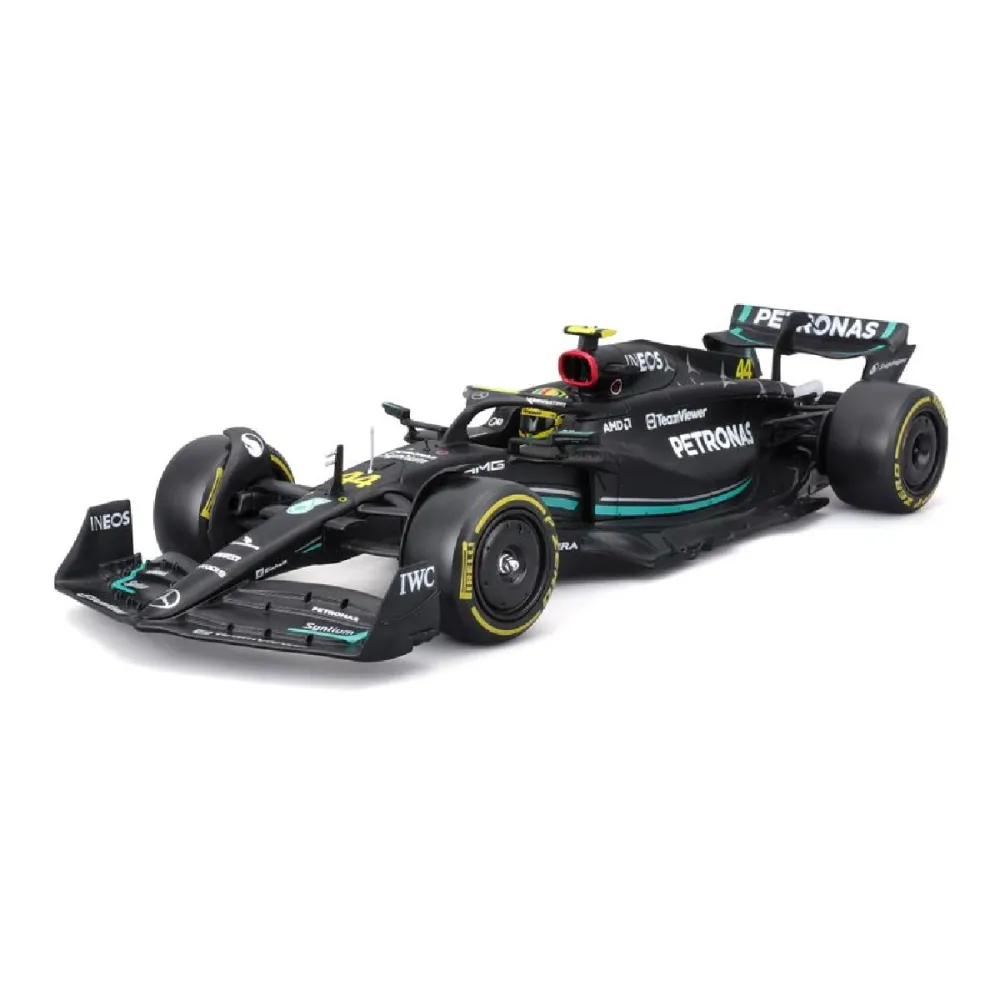 Carro Miniatura Bburago F1 Mercedes AMG W14 Lewis Hamilton 44 1/24