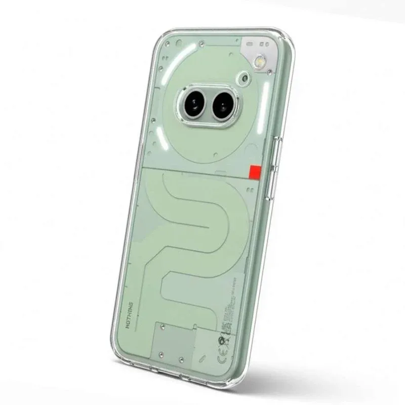Funda para telemóvel Silicone Transparente Flexível Antiderrapante para Nothing Phone 2a