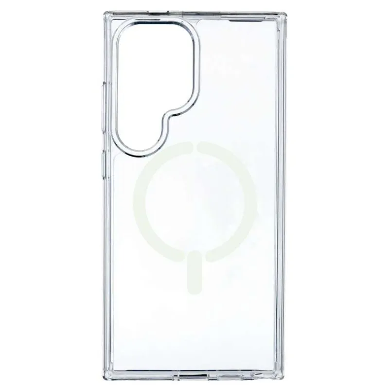Funda para móvel Transparente Compatível com MagSafe Antichoque para Samsung Galaxy S24 Ultra