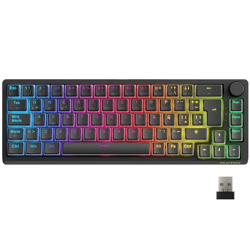 Forgeon Clutch Teclado Gaming Wireless RGB 60% Switch BROWN