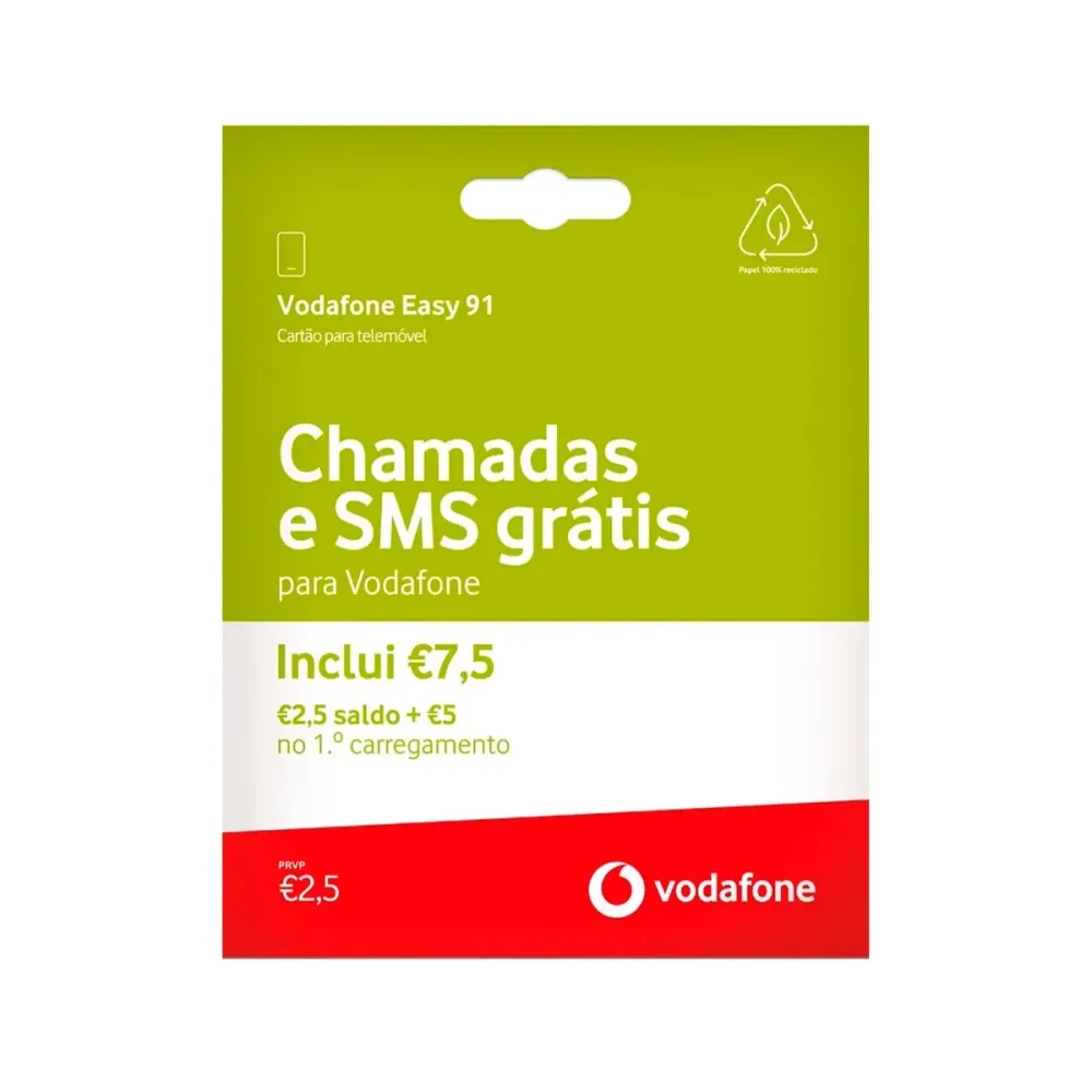 Cartão Vodafone Easy 91 2023
