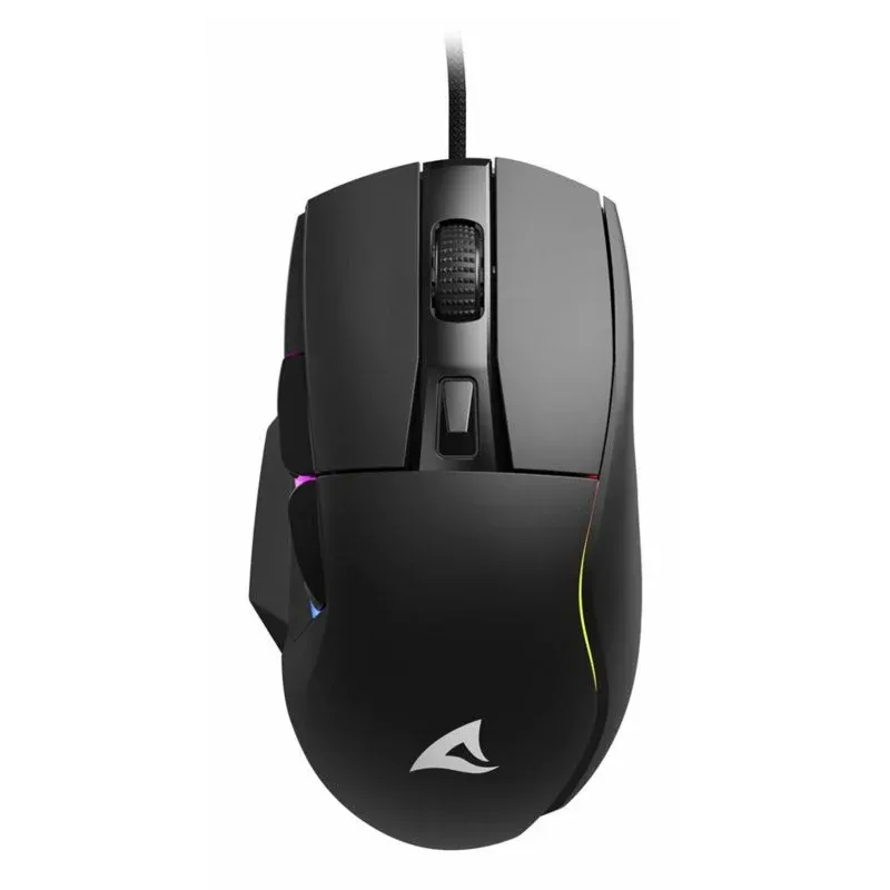 Ratón Sharkoon con cable 6400 DPI RGB para mano derecha