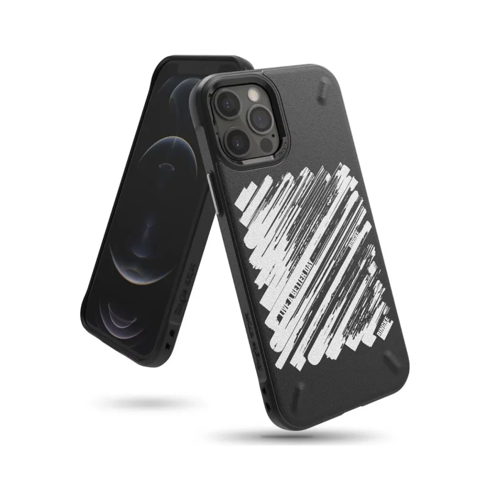 Capa Silicone Ringke Onyx Design Apple iPhone 12 Pro Max Preta
