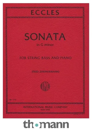 International Music Company Eccles Sonate Kontrabass