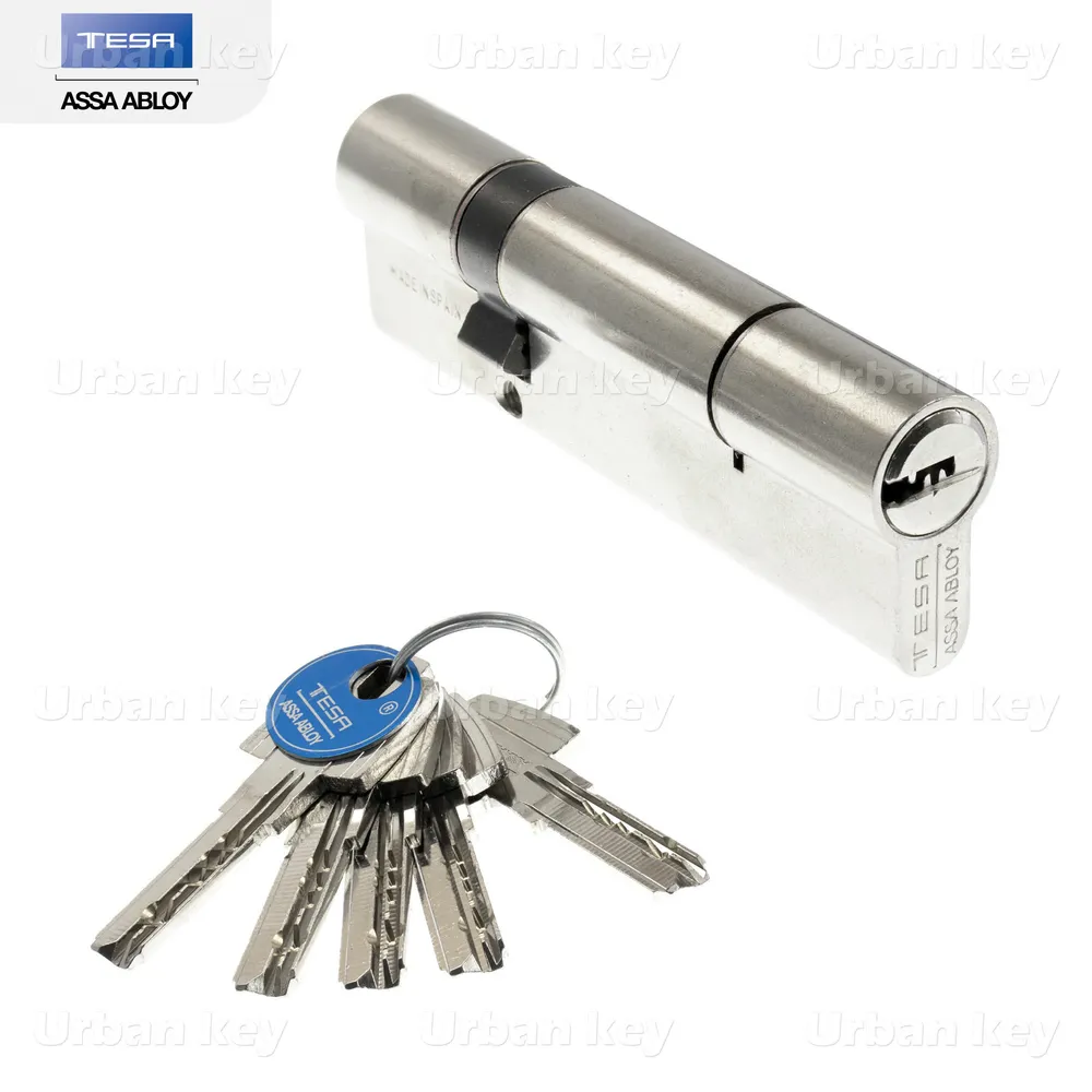 Cilindro Segurança Tesa T60 (30 70) Niquelado - CILSEG3070UK