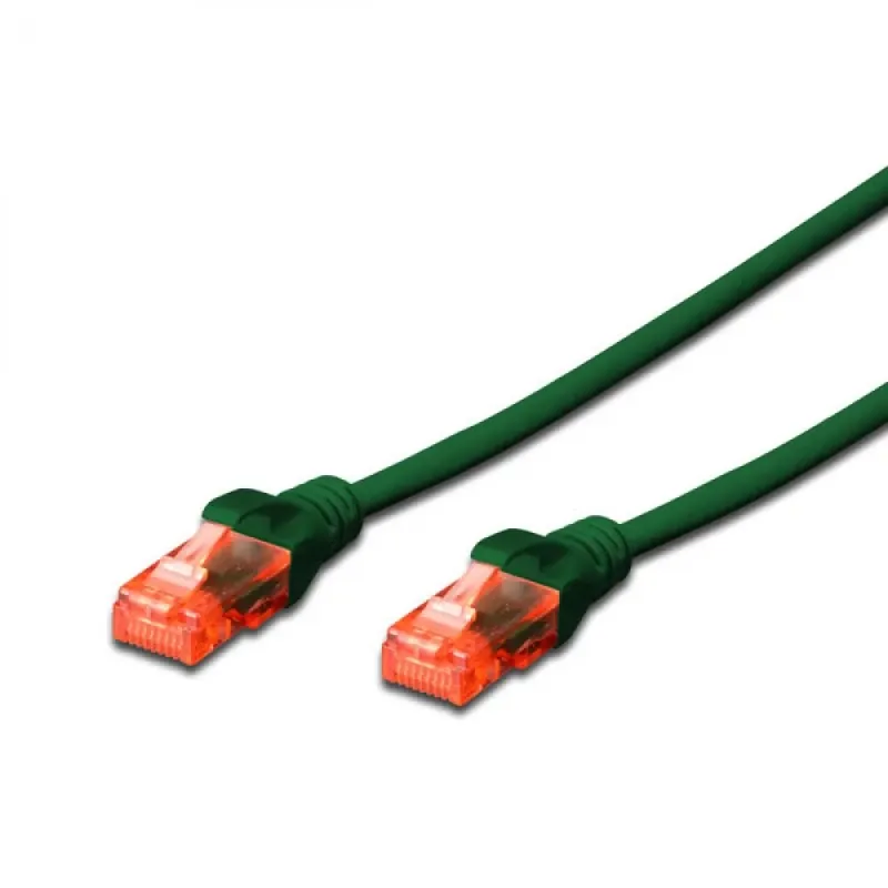 DIGITUS CHICOTE CAT6 UTP LSZH 1MT VERDE #PROMO