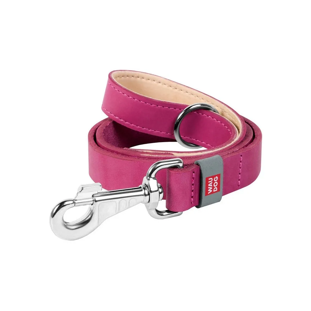 Waudog Trela para cão Natural Leather 20 mm 122 cm