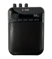 Mini amplificador de guitarra EK Mini amp com microfone de cabeça